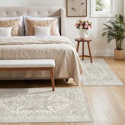 Madane 2-Piece Area Rugs Set, Small Kitchen Runner Non-Slip - Image 2