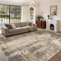 Valenrug 6x9 Area Rugs, Abstract Large Washable Rugs by Valenrug