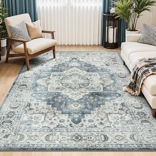 Lessymo Washable Area Rugs 5 x 7 by Lessymo