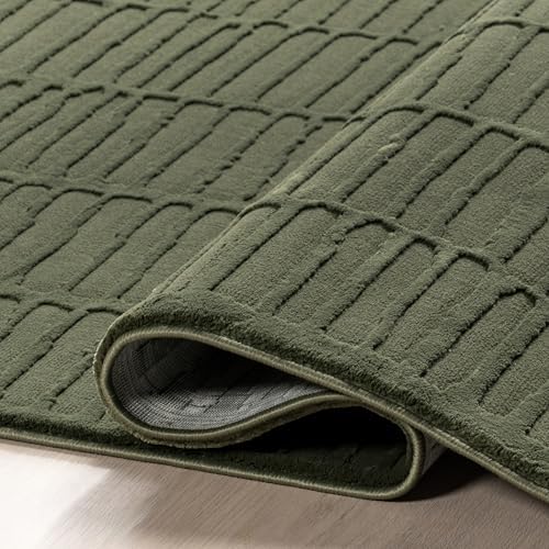 nuLOOM Kailani Green Geometric Washable Area Rug - Image 7