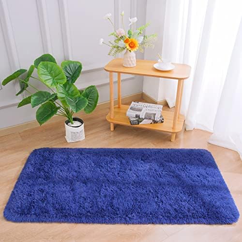 Chicrug Soft Runner Rug for Bedroom Living Room Plush Fluffy Rug 2x4 - Image 2