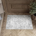 PureCozy Grey 2x3 Washable Area Rug by PureCozy