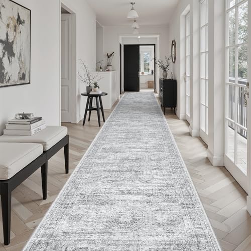 Soalmost Washable Hallway Runner Rug 3x20 Kitchen Entry Rugs Non-Slip - Image 4