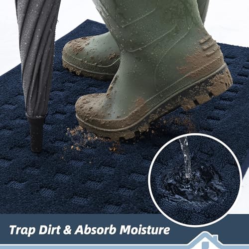 BEQHAUSE Dirt Trapper Door Mats 32"x48", Non Slip Washable - Image 3