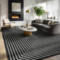 10x14 Area Rug for Living Room Modern Large Washable Rug by LatteFog