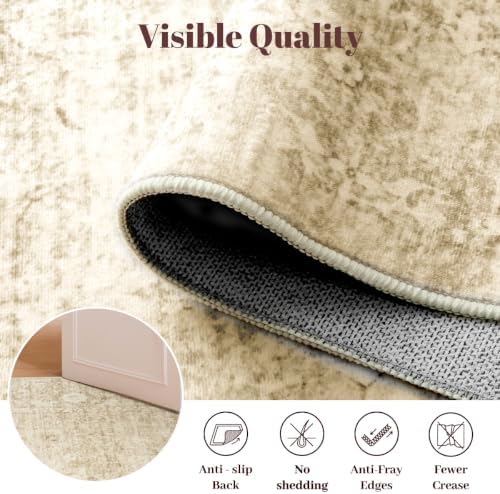 Homemate Washable Rug 4x6 Area Rugs - Image 4