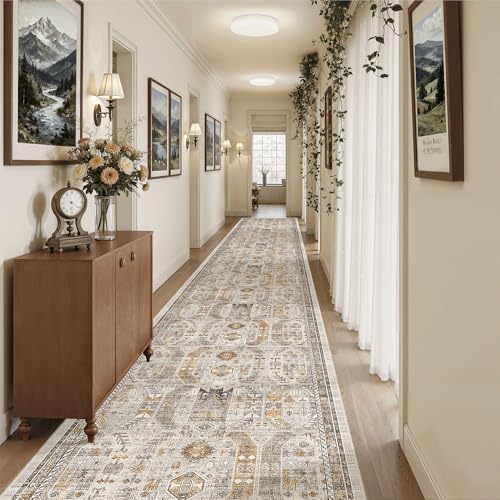 Madane Hallway Runner Rug 3x20 Washable Kitchen Runners 20ft by Madane
