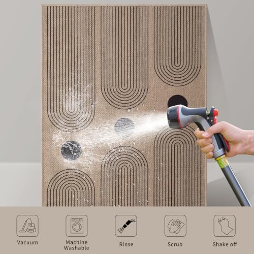 Tangsoo Easy Jute 2.6x10 Washable Runner Rug - Image 4