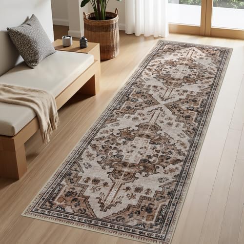 Joydeco Washable 2x5 Hallway Runner Rug Vintage - Image 6