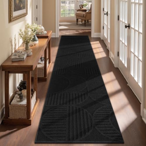 Findosom Hallway Runner Rug 2x10 Geometric High-Low Textured Runner - Image 7