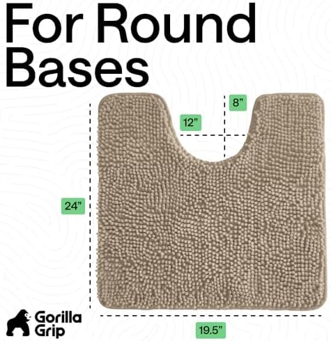 GORILLA GRIP Chenille Bath Rug Mat - Image 2
