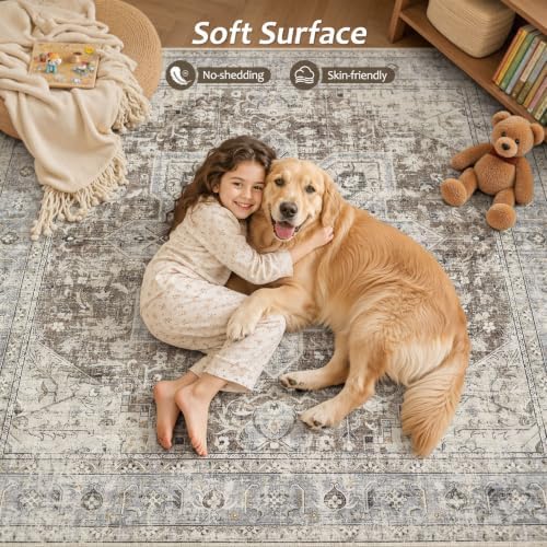 Tortania 8' Square Area Rug Living Room Rugs - Image 5