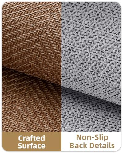Color&Geometry Ultra Thin Indoor Door Mat 36"x60", Warm Chestnut - Image 6