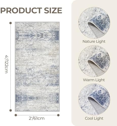 2x4 Rug Runners for Hallways Non Slip - Image 2