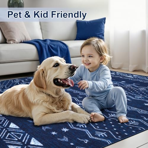 SERISSA 2x14 Washable Non-Slip Boho Runner Rug - Image 6