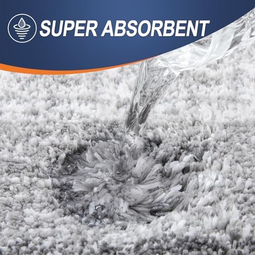 OLANLY Bathroom Runner Rug 59x20, Extra Soft Absorbent Microfiber Bath Rugs - Image 3