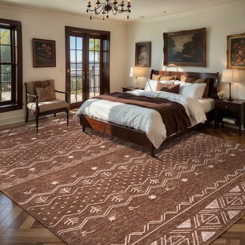 SERISSA 8x10 Washable Non-Slip Boho Area Rug - Image 2