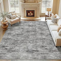 Garvee 9x12 Area Rugs for Living Room Solid Color Washable Rug, Light Grey by Garvee