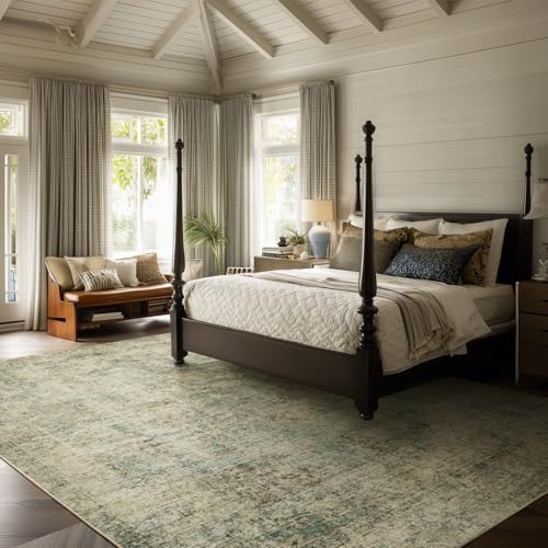 Machine Washable Rugs for Living Room: 9x12 Area Rugs for Bedroom - Image 4