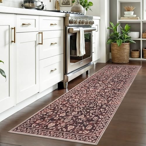 Washable Vintage 2x7 Runner Rug Non Slip Runners - Image 2