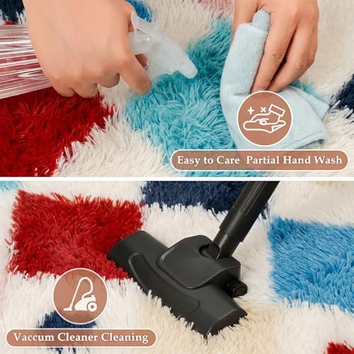 PureCozy Soft Shag Rug 8x10 Living Room High Pile Non-Slip Fluffy Carpet - Image 4