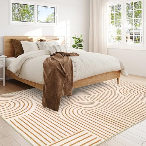 Lahome Abstract Washable Rugs 8x10, Soft 8x10 Rugs - Image 6