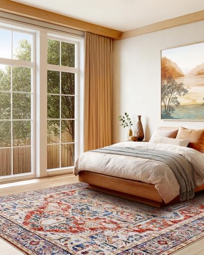 Amada Large 8x10 Washable Area Rug - Image 4