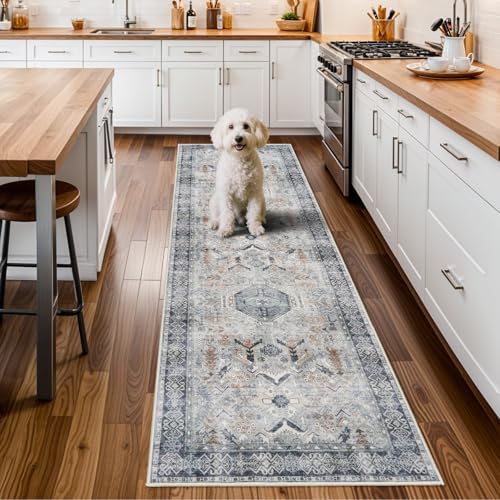 Washable Kitchen 3x8 Runner Rug by RUUGME
