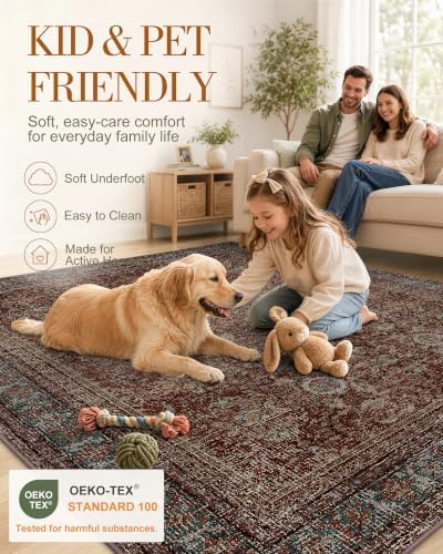OLANLY 2x10 Washable Runner Rug, Soft Non Slip Carpet - Image 5