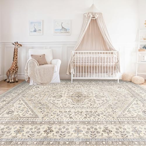 10x12 Washable Area Rug for Living Room - Image 2