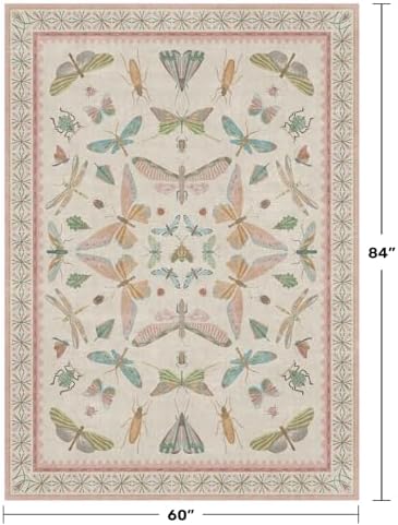 Hazo Haus Butterfly Area Rugs 5x7 - Image 2
