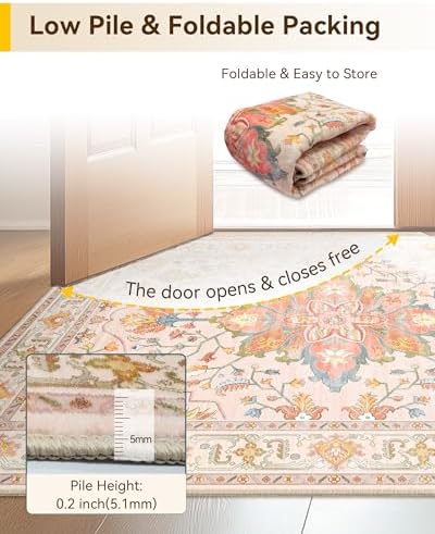 RELEANY Washable Area Rug - Image 6