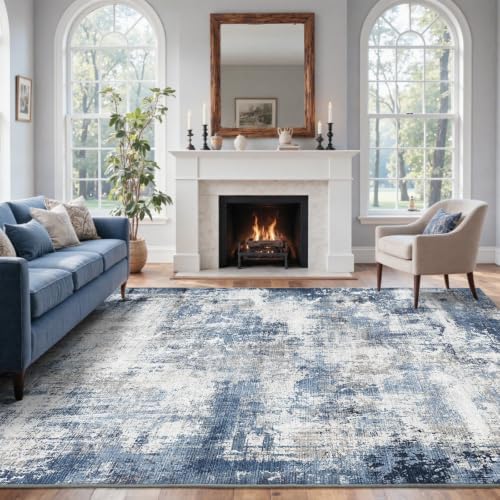 6x9 Ft Abstract Washable Area Rugs - Image 2