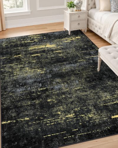 OLANLY 4x6 Washable Area Rug, Soft Non Slip Carpet by OLANLY