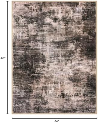 IOHOUZE Abstract Area Rug 3x4 Ft Washable Rugs - Image 2