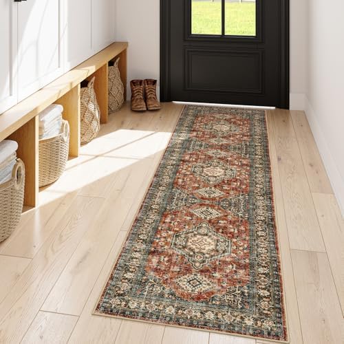 Lahome Oriental Washable Kitchen Runner Rug, 2x6 Runners - Image 2