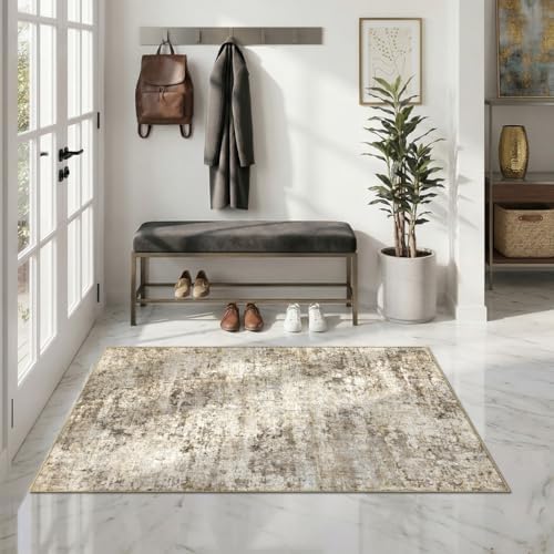 Abstract Area Rug 3x5 Ft Washable Rugs by Unknown