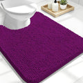 OLANLY Toilet Rugs U-Shaped 24x20, Soft Absorbent Chenille Contour Rugs by OLANLY