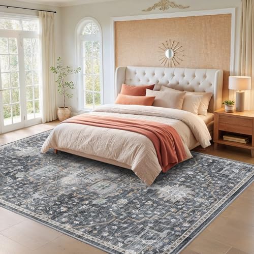 Amada Large 10x14 Washable Area Rug - Image 3