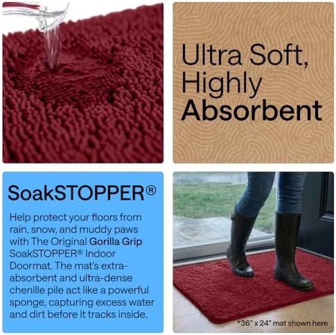 GORILLA GRIP SoakSTOPPER Indoor Door Mat - Image 4