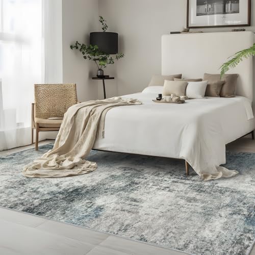 Washable Abstract Area Rug 3x5: Non-Slip Soft Rugs - Image 2