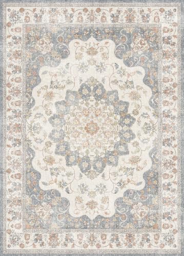 RUUGME Washable Runner Rug 2'6x12: Vintage Hallway Kitchen Rug Non Slip Stain by RUUGME
