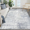 LOONGRUG 6x9 Area Rug Washable Neutral Modern Rug by LOONGRUG