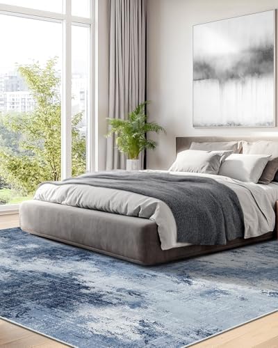 Amada Washable 8'x10' Abstract Area Rug - Image 3