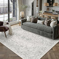 PureCozy Black 5x7 Washable Area Rug by PureCozy
