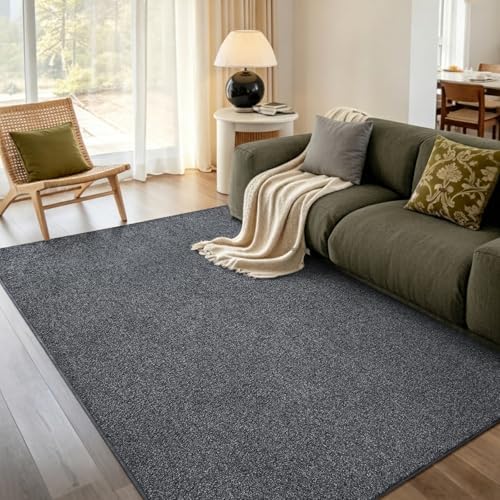 6x9 Large Black/White Area Rug Washable Non-Slip by Unknown