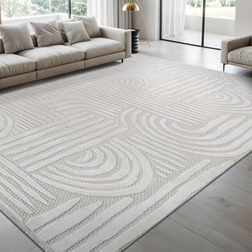 Modern Indoor Rug Orbit 4x6 Area Rugs - Image 7