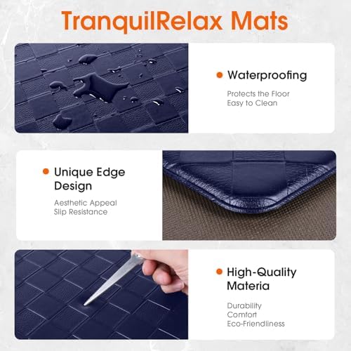 TranquilRelax 2-Piece Kitchen Mats, Cushioned Non-Slip Floor Mats - Image 3