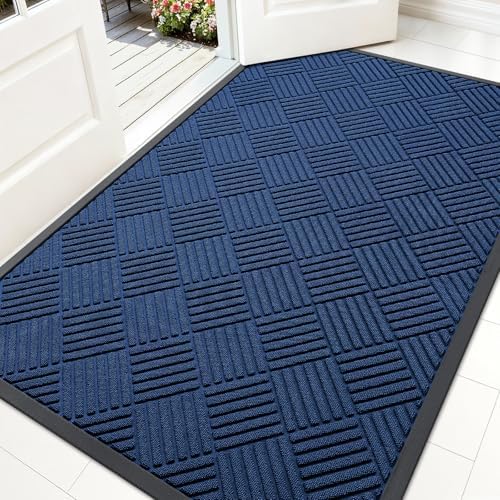 OLANLY Front Door Mat Outside Entrance 59x34, Waterproof Heavy-Duty Doormat by OLANLY