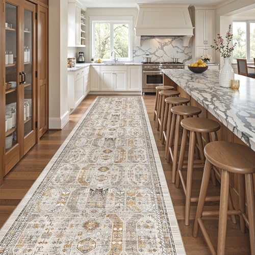 Madane Hallway Runner Rug 3x14 Washable Kitchen Runners Long - Image 2